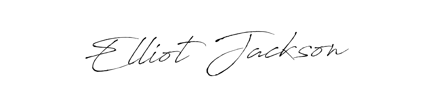 Make a beautiful signature design for name Elliot Jackson. With this signature (Antro_Vectra) style, you can create a handwritten signature for free. Elliot Jackson signature style 6 images and pictures png