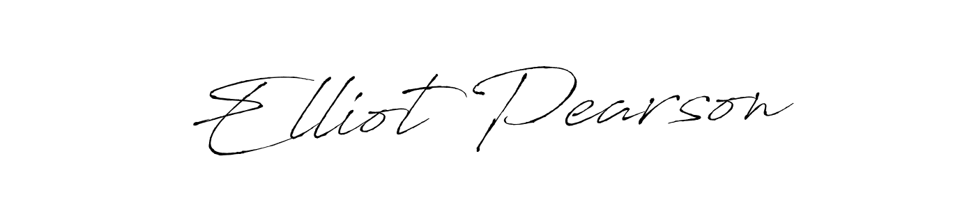 You should practise on your own different ways (Antro_Vectra) to write your name (Elliot Pearson) in signature. don't let someone else do it for you. Elliot Pearson signature style 6 images and pictures png