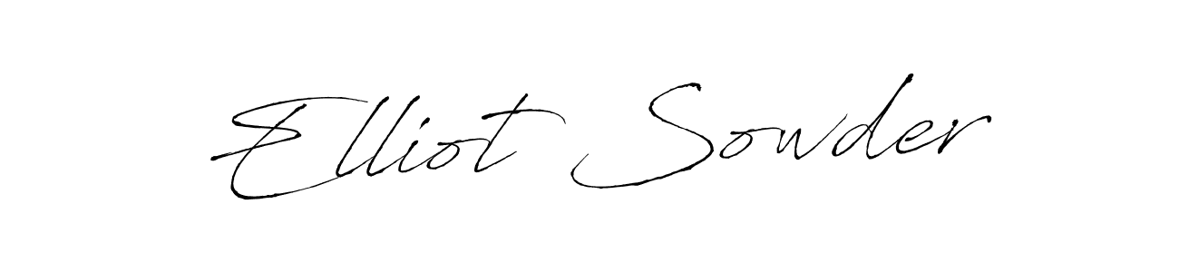 Also we have Elliot Sowder name is the best signature style. Create professional handwritten signature collection using Antro_Vectra autograph style. Elliot Sowder signature style 6 images and pictures png