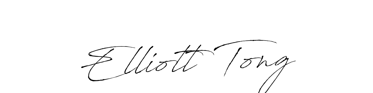 You should practise on your own different ways (Antro_Vectra) to write your name (Elliott Tong) in signature. don't let someone else do it for you. Elliott Tong signature style 6 images and pictures png