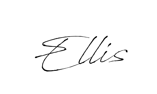 Use a signature maker to create a handwritten signature online. With this signature software, you can design (Antro_Vectra) your own signature for name Ellis. Ellis signature style 6 images and pictures png