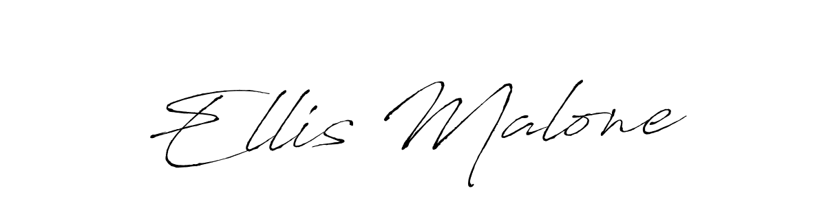 How to make Ellis Malone name signature. Use Antro_Vectra style for creating short signs online. This is the latest handwritten sign. Ellis Malone signature style 6 images and pictures png