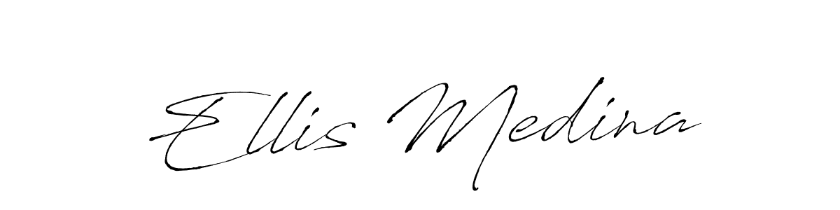 Create a beautiful signature design for name Ellis Medina. With this signature (Antro_Vectra) fonts, you can make a handwritten signature for free. Ellis Medina signature style 6 images and pictures png