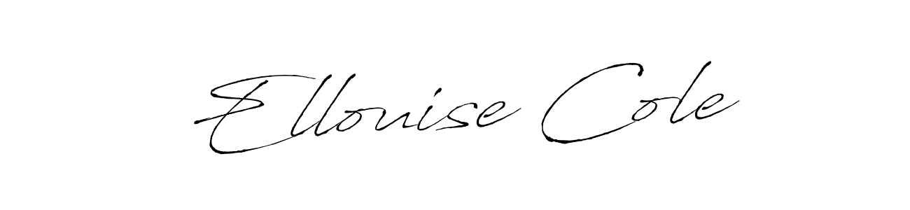 You should practise on your own different ways (Antro_Vectra) to write your name (Ellouise Cole) in signature. don't let someone else do it for you. Ellouise Cole signature style 6 images and pictures png