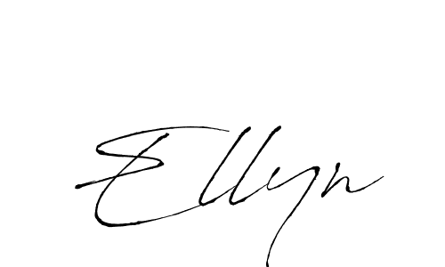 Ellyn stylish signature style. Best Handwritten Sign (Antro_Vectra) for my name. Handwritten Signature Collection Ideas for my name Ellyn. Ellyn signature style 6 images and pictures png