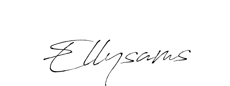 if you are searching for the best signature style for your name Ellysams. so please give up your signature search. here we have designed multiple signature styles  using Antro_Vectra. Ellysams signature style 6 images and pictures png