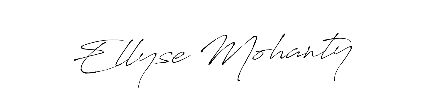 The best way (Antro_Vectra) to make a short signature is to pick only two or three words in your name. The name Ellyse Mohanty include a total of six letters. For converting this name. Ellyse Mohanty signature style 6 images and pictures png