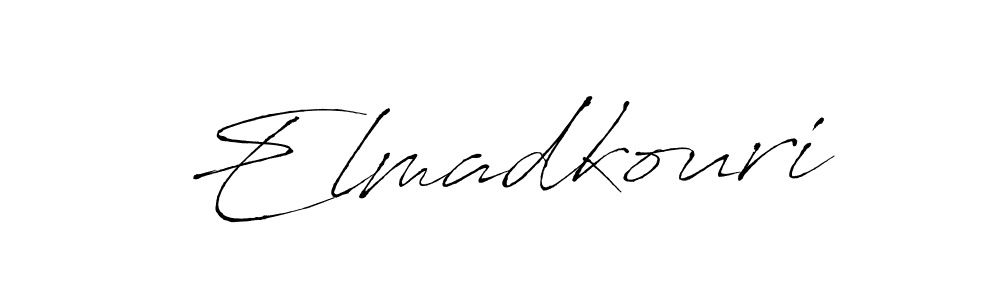 Create a beautiful signature design for name Elmadkouri. With this signature (Antro_Vectra) fonts, you can make a handwritten signature for free. Elmadkouri signature style 6 images and pictures png