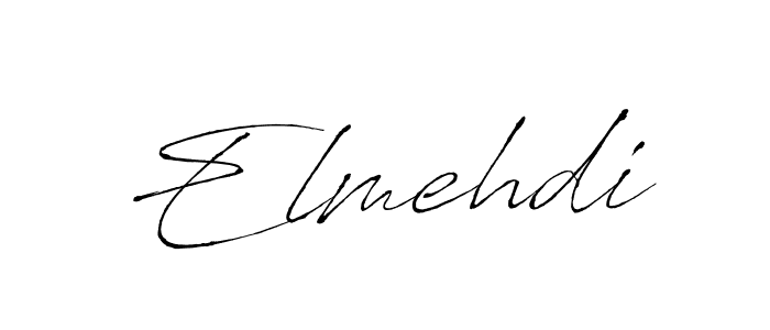 Create a beautiful signature design for name Elmehdi. With this signature (Antro_Vectra) fonts, you can make a handwritten signature for free. Elmehdi signature style 6 images and pictures png