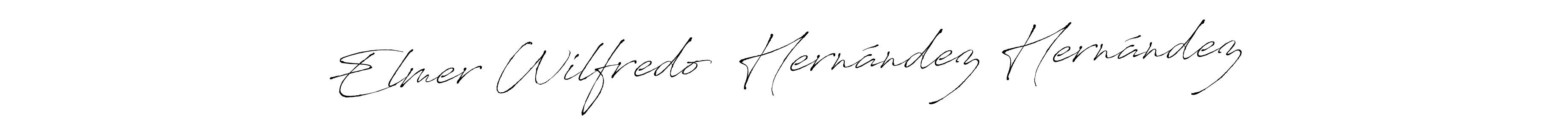 How to make Elmer Wilfredo  Hernández Hernández signature? Antro_Vectra is a professional autograph style. Create handwritten signature for Elmer Wilfredo  Hernández Hernández name. Elmer Wilfredo  Hernández Hernández signature style 6 images and pictures png