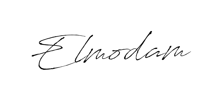 Create a beautiful signature design for name Elmodam. With this signature (Antro_Vectra) fonts, you can make a handwritten signature for free. Elmodam signature style 6 images and pictures png