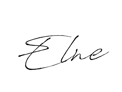 Use a signature maker to create a handwritten signature online. With this signature software, you can design (Antro_Vectra) your own signature for name Elne. Elne signature style 6 images and pictures png