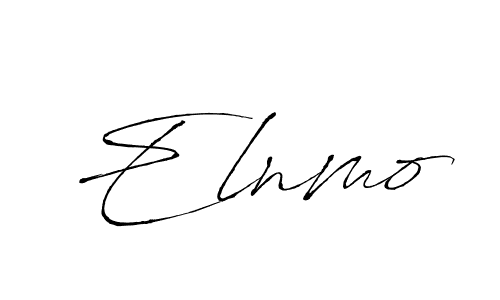 Use a signature maker to create a handwritten signature online. With this signature software, you can design (Antro_Vectra) your own signature for name Elnmo. Elnmo signature style 6 images and pictures png