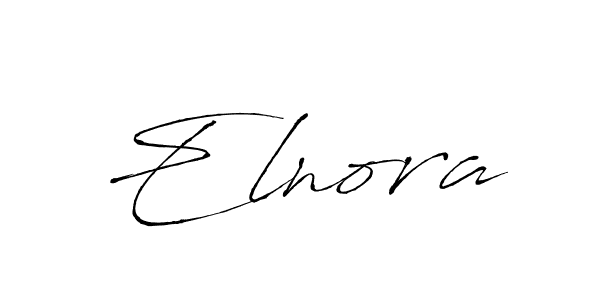 Design your own signature with our free online signature maker. With this signature software, you can create a handwritten (Antro_Vectra) signature for name Elnora. Elnora signature style 6 images and pictures png