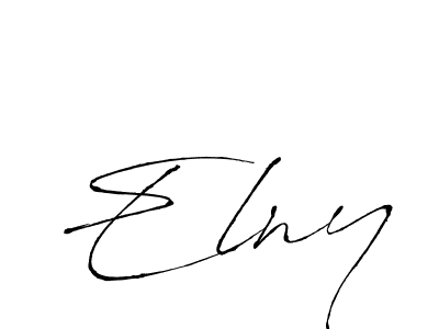 Antro_Vectra is a professional signature style that is perfect for those who want to add a touch of class to their signature. It is also a great choice for those who want to make their signature more unique. Get Elny name to fancy signature for free. Elny signature style 6 images and pictures png