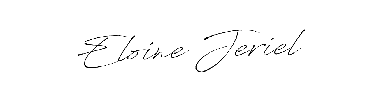 Also You can easily find your signature by using the search form. We will create Eloine Jeriel name handwritten signature images for you free of cost using Antro_Vectra sign style. Eloine Jeriel signature style 6 images and pictures png