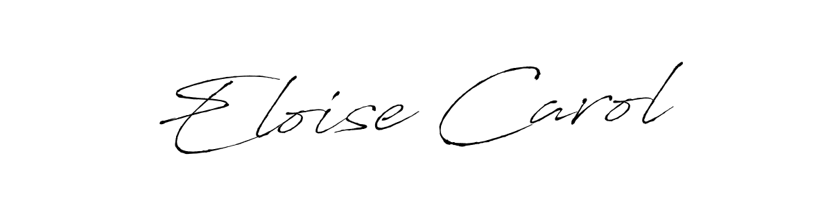 How to make Eloise Carol signature? Antro_Vectra is a professional autograph style. Create handwritten signature for Eloise Carol name. Eloise Carol signature style 6 images and pictures png