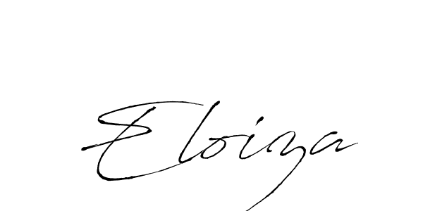 Use a signature maker to create a handwritten signature online. With this signature software, you can design (Antro_Vectra) your own signature for name Eloiza. Eloiza signature style 6 images and pictures png