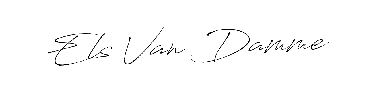 Make a beautiful signature design for name Els Van Damme. With this signature (Antro_Vectra) style, you can create a handwritten signature for free. Els Van Damme signature style 6 images and pictures png