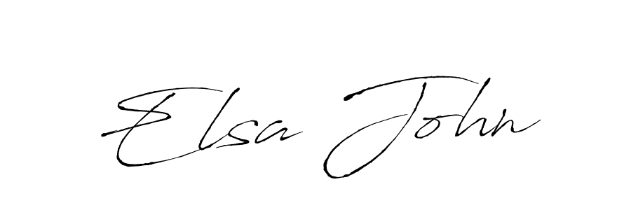 Best and Professional Signature Style for Elsa John. Antro_Vectra Best Signature Style Collection. Elsa John signature style 6 images and pictures png