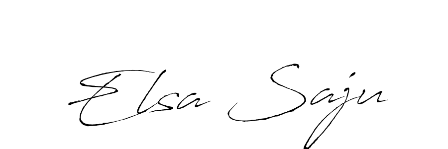 Create a beautiful signature design for name Elsa Saju. With this signature (Antro_Vectra) fonts, you can make a handwritten signature for free. Elsa Saju signature style 6 images and pictures png