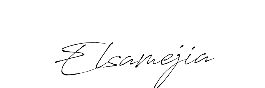 Similarly Antro_Vectra is the best handwritten signature design. Signature creator online .You can use it as an online autograph creator for name Elsamejia. Elsamejia signature style 6 images and pictures png