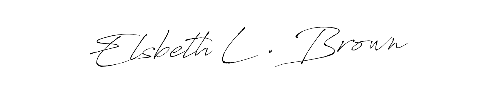 This is the best signature style for the Elsbeth L . Brown name. Also you like these signature font (Antro_Vectra). Mix name signature. Elsbeth L . Brown signature style 6 images and pictures png