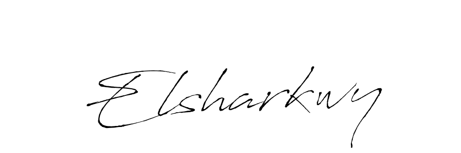 Create a beautiful signature design for name Elsharkwy. With this signature (Antro_Vectra) fonts, you can make a handwritten signature for free. Elsharkwy signature style 6 images and pictures png