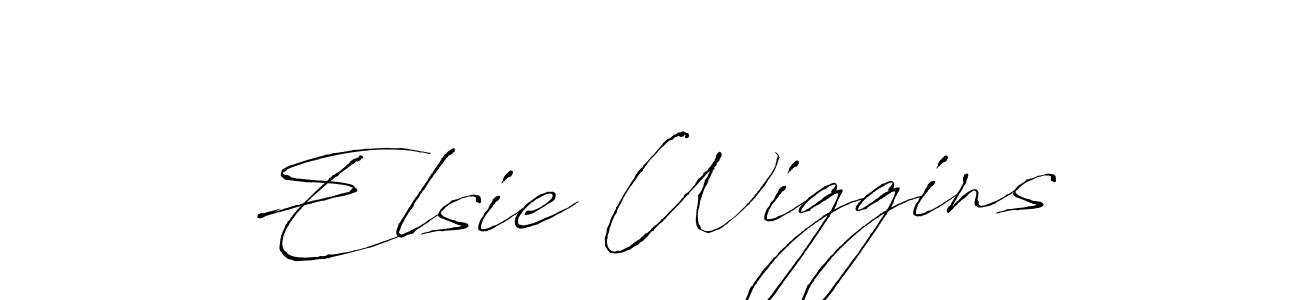 The best way (Antro_Vectra) to make a short signature is to pick only two or three words in your name. The name Elsie Wiggins include a total of six letters. For converting this name. Elsie Wiggins signature style 6 images and pictures png