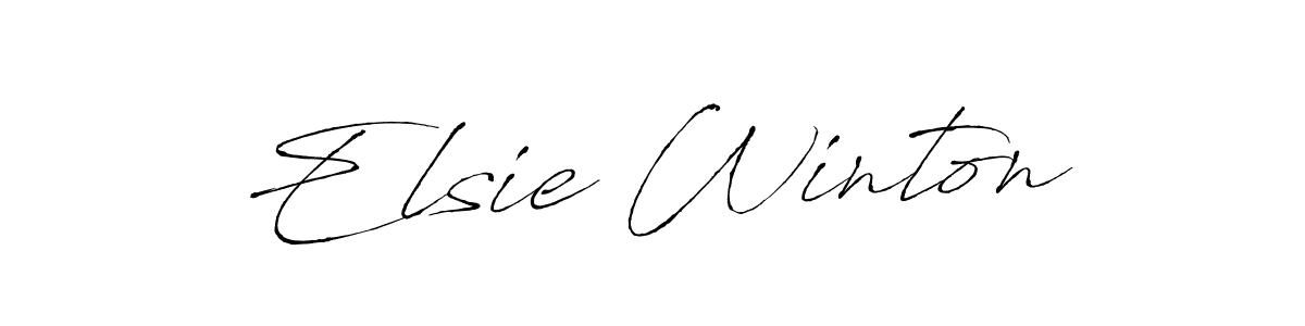 Once you've used our free online signature maker to create your best signature Antro_Vectra style, it's time to enjoy all of the benefits that Elsie Winton name signing documents. Elsie Winton signature style 6 images and pictures png