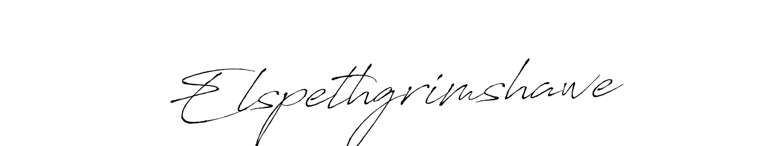 Elspethgrimshawe stylish signature style. Best Handwritten Sign (Antro_Vectra) for my name. Handwritten Signature Collection Ideas for my name Elspethgrimshawe. Elspethgrimshawe signature style 6 images and pictures png