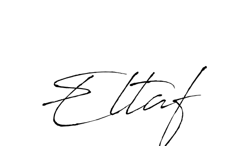 Design your own signature with our free online signature maker. With this signature software, you can create a handwritten (Antro_Vectra) signature for name Eltaf. Eltaf signature style 6 images and pictures png