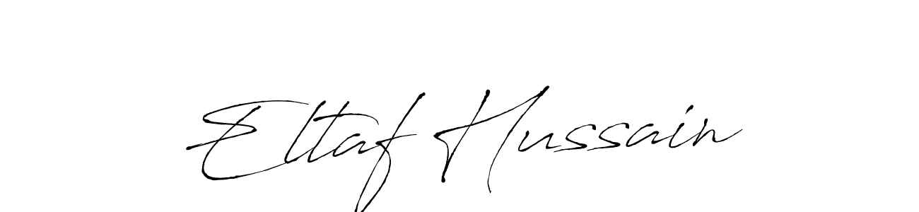Create a beautiful signature design for name Eltaf Hussain. With this signature (Antro_Vectra) fonts, you can make a handwritten signature for free. Eltaf Hussain signature style 6 images and pictures png