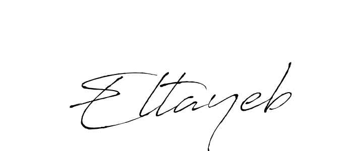 Design your own signature with our free online signature maker. With this signature software, you can create a handwritten (Antro_Vectra) signature for name Eltayeb. Eltayeb signature style 6 images and pictures png