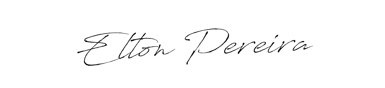 Also we have Elton Pereira name is the best signature style. Create professional handwritten signature collection using Antro_Vectra autograph style. Elton Pereira signature style 6 images and pictures png