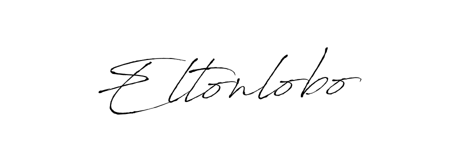 Design your own signature with our free online signature maker. With this signature software, you can create a handwritten (Antro_Vectra) signature for name Eltonlobo. Eltonlobo signature style 6 images and pictures png