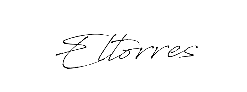 How to make Eltorres name signature. Use Antro_Vectra style for creating short signs online. This is the latest handwritten sign. Eltorres signature style 6 images and pictures png