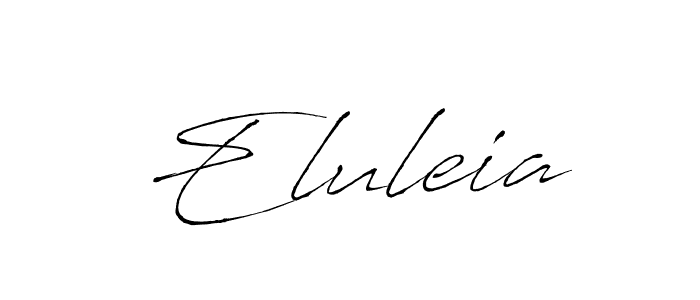 Use a signature maker to create a handwritten signature online. With this signature software, you can design (Antro_Vectra) your own signature for name Eluleia. Eluleia signature style 6 images and pictures png