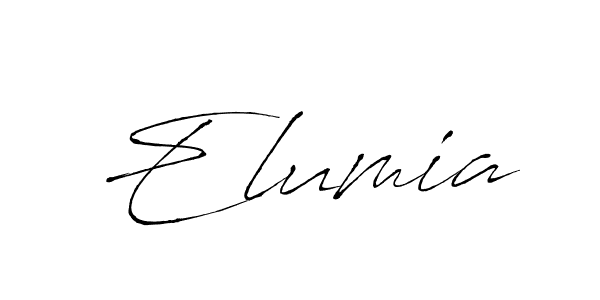 Elumia stylish signature style. Best Handwritten Sign (Antro_Vectra) for my name. Handwritten Signature Collection Ideas for my name Elumia. Elumia signature style 6 images and pictures png