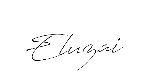 Design your own signature with our free online signature maker. With this signature software, you can create a handwritten (Antro_Vectra) signature for name Eluzai. Eluzai signature style 6 images and pictures png
