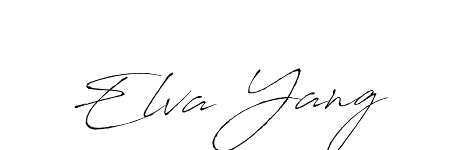 Antro_Vectra is a professional signature style that is perfect for those who want to add a touch of class to their signature. It is also a great choice for those who want to make their signature more unique. Get Elva Yang name to fancy signature for free. Elva Yang signature style 6 images and pictures png