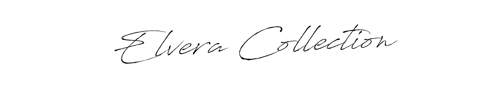 Make a beautiful signature design for name Elvera Collection. With this signature (Antro_Vectra) style, you can create a handwritten signature for free. Elvera Collection signature style 6 images and pictures png