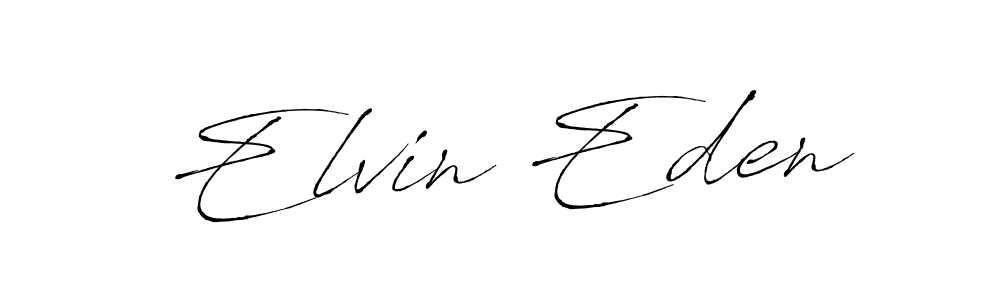 Make a beautiful signature design for name Elvin Eden. Use this online signature maker to create a handwritten signature for free. Elvin Eden signature style 6 images and pictures png