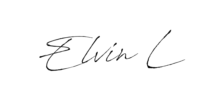 You should practise on your own different ways (Antro_Vectra) to write your name (Elvin L) in signature. don't let someone else do it for you. Elvin L signature style 6 images and pictures png