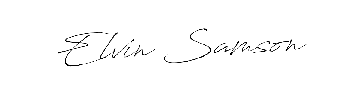 if you are searching for the best signature style for your name Elvin Samson. so please give up your signature search. here we have designed multiple signature styles  using Antro_Vectra. Elvin Samson signature style 6 images and pictures png