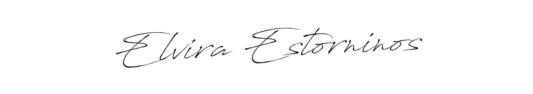 Make a beautiful signature design for name Elvira Estorninos. With this signature (Antro_Vectra) style, you can create a handwritten signature for free. Elvira Estorninos signature style 6 images and pictures png