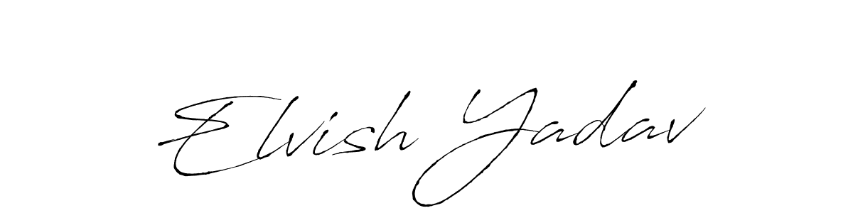 It looks lik you need a new signature style for name Elvish Yadav. Design unique handwritten (Antro_Vectra) signature with our free signature maker in just a few clicks. Elvish Yadav signature style 6 images and pictures png