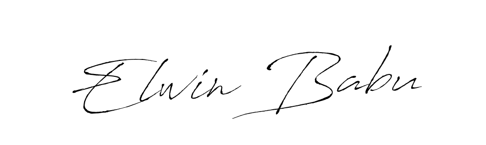 It looks lik you need a new signature style for name Elwin Babu. Design unique handwritten (Antro_Vectra) signature with our free signature maker in just a few clicks. Elwin Babu signature style 6 images and pictures png