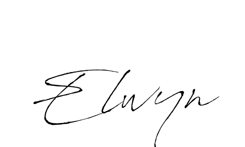 Design your own signature with our free online signature maker. With this signature software, you can create a handwritten (Antro_Vectra) signature for name Elwyn. Elwyn signature style 6 images and pictures png