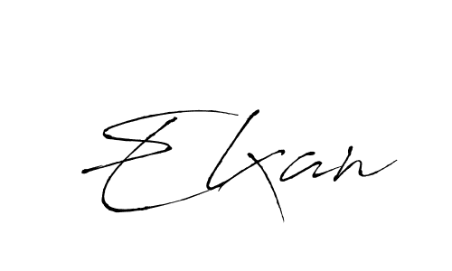 How to make Elxan name signature. Use Antro_Vectra style for creating short signs online. This is the latest handwritten sign. Elxan signature style 6 images and pictures png